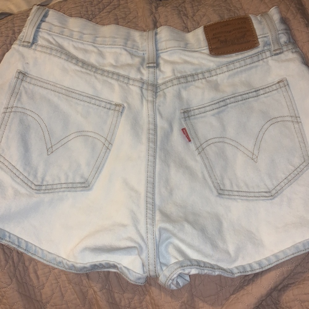 Levi's Light Blue Jean Shorts
